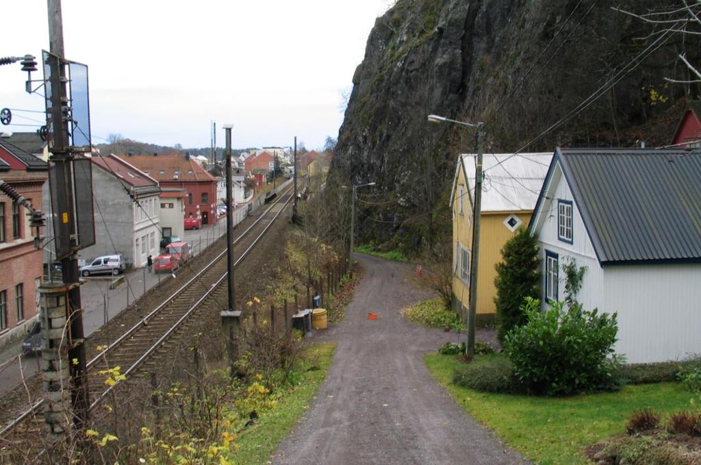 3 RESULTAT Jernbanen beskyttet bebyggelsen i Bakken mot bybrannen i 1884