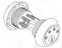 Låser Standard låssylindere 3385C Komplett, forsikringsgodkjent sylindersett med ut- og innvendig rund sylinder. Leveres med tre nøkler i kopierbar, åpen profil.