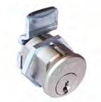Låser Postkasselåser MB27 Post/skaplås Sylinderlås med svingarm. Kan benyttes til postkasser, skapdører, skuffer el.l. Kan leveres med 3 nøkler eller på låssystem. Borsikret.