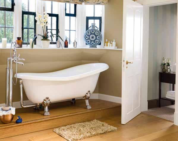 Victoria & Albert badekar kan males utvendig slik at det passer i ditt bademiljø.