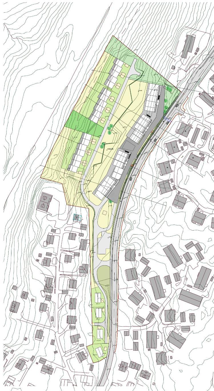 4 1 INNLEDNING Det utarbeides detaljregulering for gnr/bnr 726/100 og 726/14 på Rådalen i Fredrikstad kommune. I denne rapporten blir vegtrafikkstøy til planområdet vurdert.