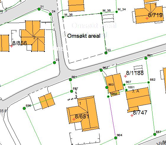 Sak 70/16 Vurdering: Det omsøkte arealet er i reguleringsplanen for Prestelv nord avsatt som lekeplass. Søknaden må derfor behandles som en søknad om dispensasjon fra gjeldende reguleringsplan.