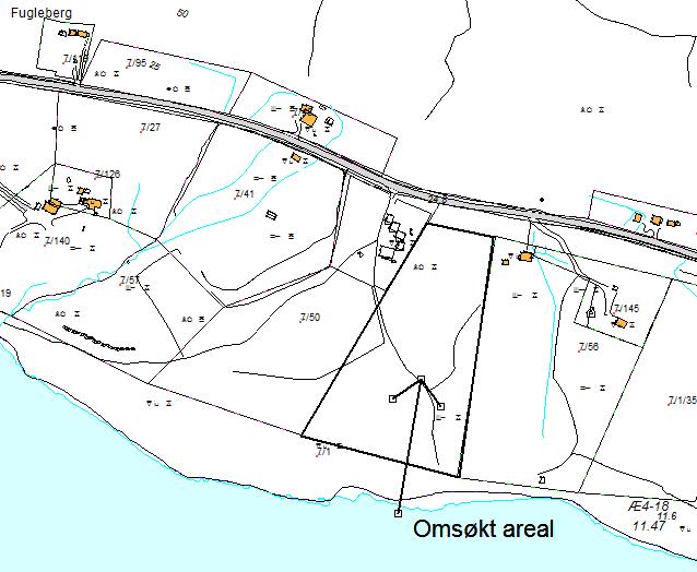 Sak 4/17 Vurdering: Området er i kommuneplanens arealdel for Vadsø kommune avsatt som LNFR- område, spredt bolig- eller fritidsbebyggelse.