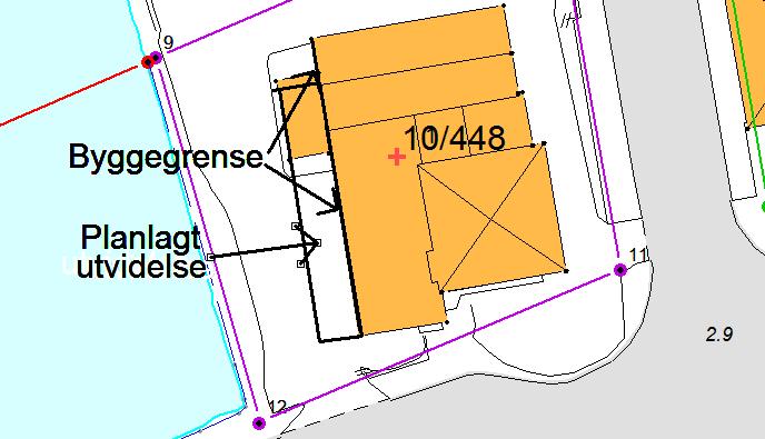 Sak 5/17 Av tegninger vedlagt søknaden vil bygningen komme ca 4 meter utenfor fastsatt byggegrense.