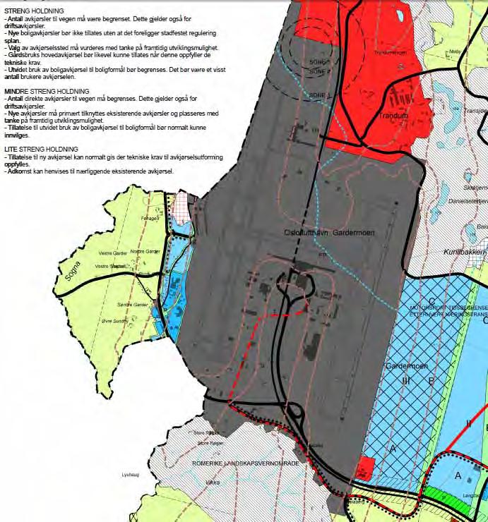 2.3.2 Kommuneplan for Ullensaker 2008-2020 Samfunnsdelen av kommuneplanen for Ullensaker ble vedtatt 16.06.08 og arealdelen ble vedtatt 2.3.2009.