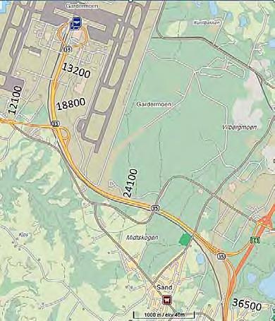 Totalt har terminal og jernbanestasjonsdelen av terminalen et fotavtrykk på nær 43.000 m 2.