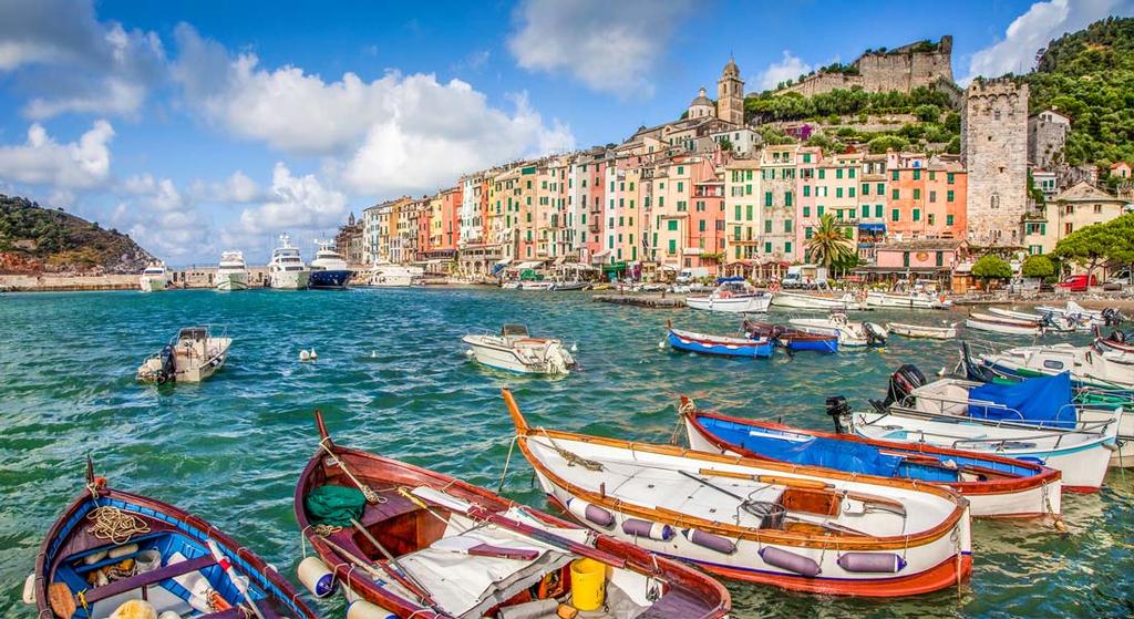1 CINQUE TERRE OG LIGURIAS PERLER Liguria byr uten tvil på en av Europas flotteste kyststrekninger.