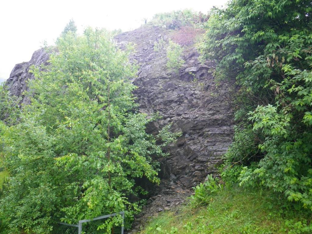 bergskjæringen. Foto 12.
