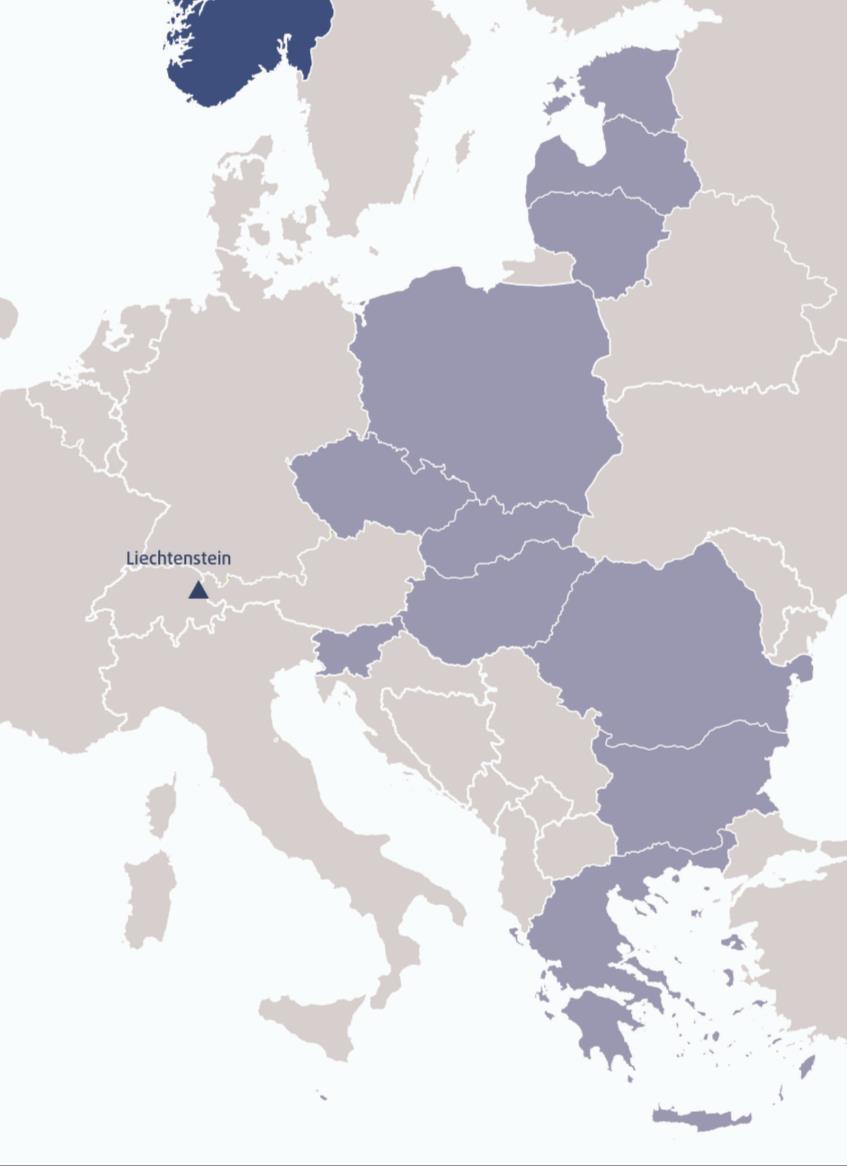 EØS-midler til forskningssamarbeid 13 11 2012-2017: EUR 130 mill Programmer pågår: Polen Norge Tsjekkia- Norge