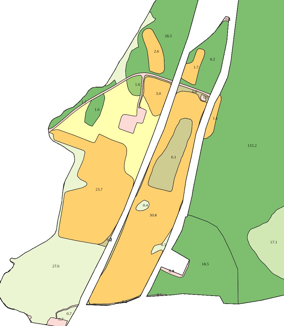 7 165.1 H Skog av høg bonitet 1483.