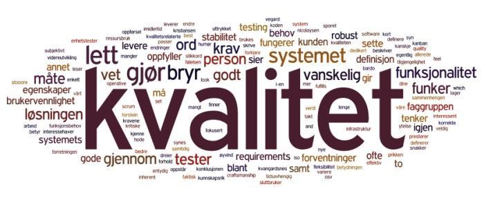 Kvalitet og kompetanse Tjenester av god kvalitet er virkningsfulle, og bidrar til effektive tjenester, riktig ressursbruk og god prioritering Det stilles krav til endret kompetanse i tråd med