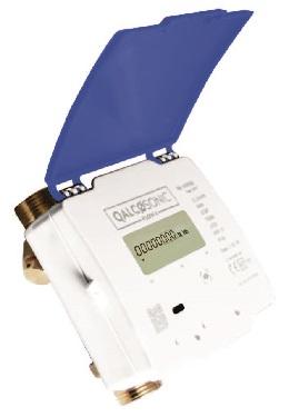 Ultralyd vannmåler model QALCOSONIC FLOW 4 (IP68) Ultrasonisk type gjennomstrømningsmåler i IP68 uten bevegelige deler for nøyaktig måling særlig på lavt flow, viser også temperatur.