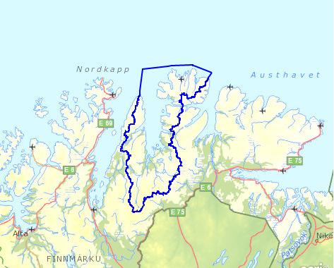 1. Om vannområdet Vannområdet omfatter arealer i Lebesby og Gamvik kommuner, samt mindre deler av Nordkapp, Porsanger og Tana. Dette utgjør nedbørsfeltene som drenerer til Laksefjorden.