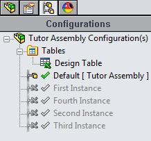 10 Bytt til ConfigurationManager. Hver av konfigurasjonene som er angitt i designtabellen, skal være oppført.