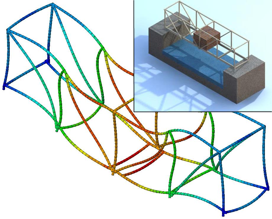 Leksjon 13: SolidWorks SimulationXpress Designprosjekt strukturell bro Dokumentet Structural Bridge Design Project veileder elevene gjennom konstruksjonsmetoder for å bygge en trebro.