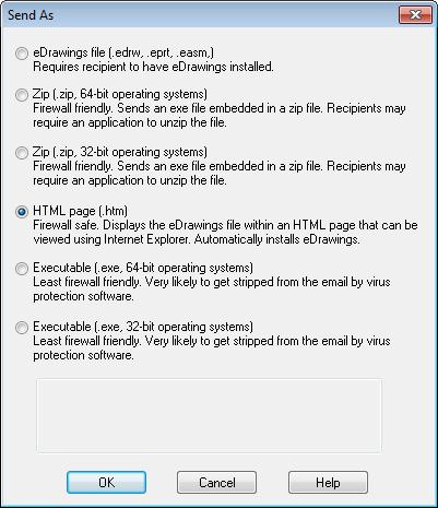 Leksjon 7: Grunnleggende om SolidWorks edrawings Mer å utforske Sende en edrawings-fil med e-post Hvis systemet er satt opp med et