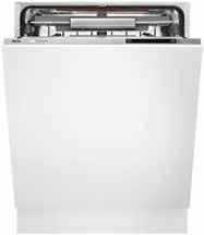 HVITEVARER 61 Helintegrerte oppvaskmaskiner, 60 cm FSE51600P Svært stillegående, helintegrert oppvaskmaskin med kapasitet på 13 kuverter.