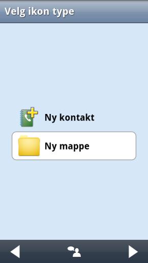 2.4.2 Ny mappe For å legge til en mappe trykker man på knappen Ny.