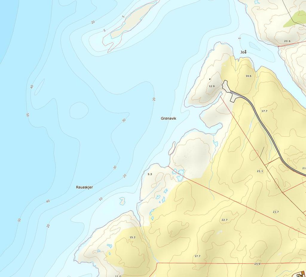 Å9 Å8 Å7 Å6 Å4 Å3 Å5 Å1 Å2 Figur 3. Oversikt over fotostasjonene. Fotograferes ved lavvann fra båt. Eksakt plassering av stasjonene gjøres i felt ved å sammenligne med fotografier fra 2011.