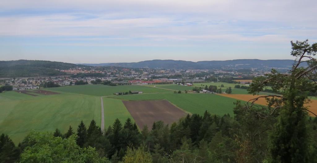 5. Vallermyrene På Vallermyrene finner vi det største sammenhengende jordbruksområdet i kommunen. Et storskala åpent slettelandskap avgrenset av skogkledde åser mot vest (Valleråsen).