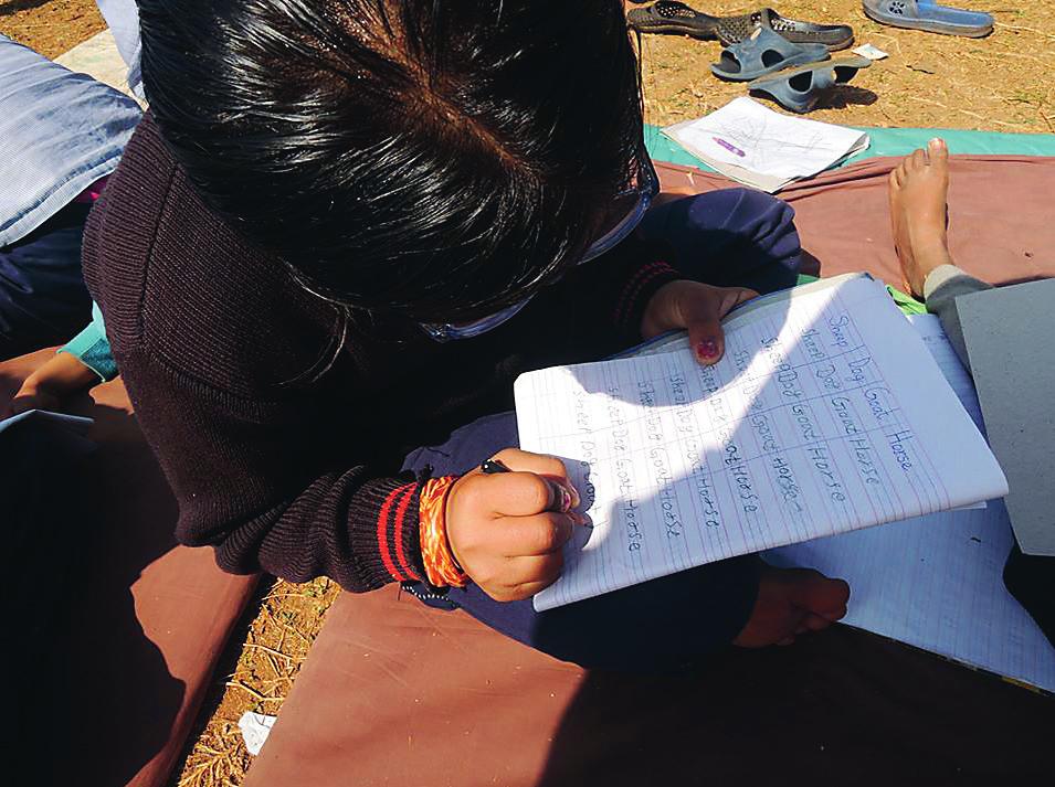 I januar 2014 reiste vi seks spente studenter til Kathmandu for å ha praksis ved dagsentre for psykisk utviklingshemmede.