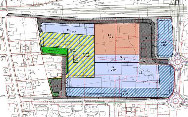 6.3 Planer og målsettinger i områdene som berøres Gjeldende regulering Området som nå skal reguleres omfatter størstedelen av planområdet for gjeldende plan for Gulskogen senter, med unntak av