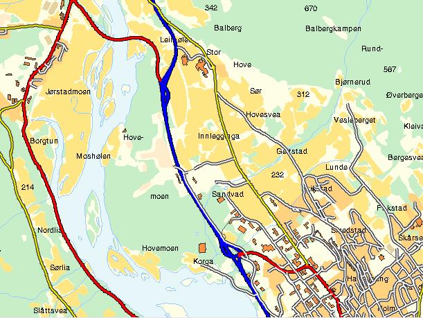 6 E6 og dessuten være gunstig i forhold til trafikksikkerhet da en unngår at ren lokaltrafikk blandes med fjerntrafikk på E6.