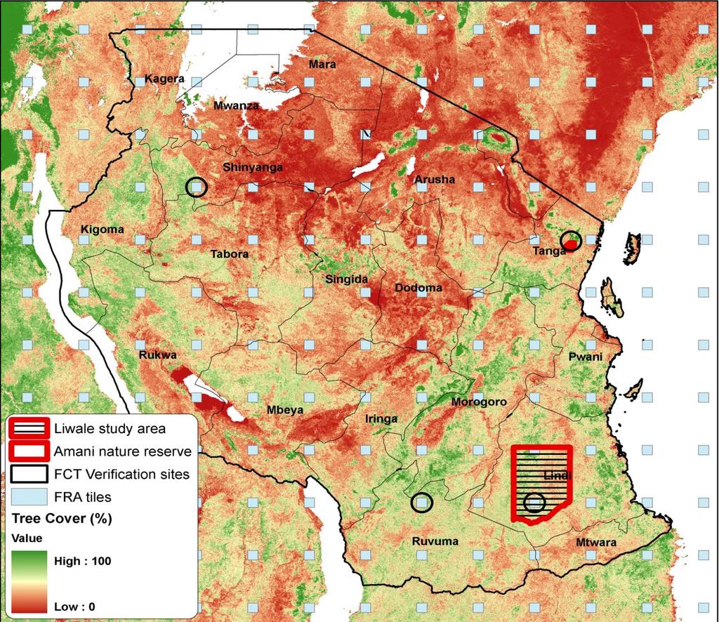 Laser-scanning: kartlegging av regioner for REDD