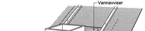 NBI Teknisk Godkjenning - Nr. 2401 Side 4 av 5 Fig. 6 Detalj i vinkelrenne. En vanntett membran legges først i rennen, uten skjøter fra takfot til møne.