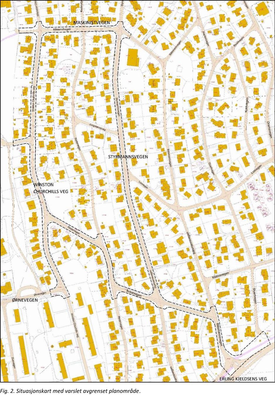 04 Planvurdering Bakgrunn Anlegg av fortau Formålet med reguleringsendringen er å tilrettelegge for en oppgradering av eksisterende infrastruktur på Mortensnes i sammenheng med at det skal graves i