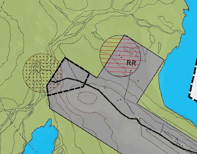 Planområdet var i arealplan for Ny Ålesund (2009) avsatt som flyplass og veg.