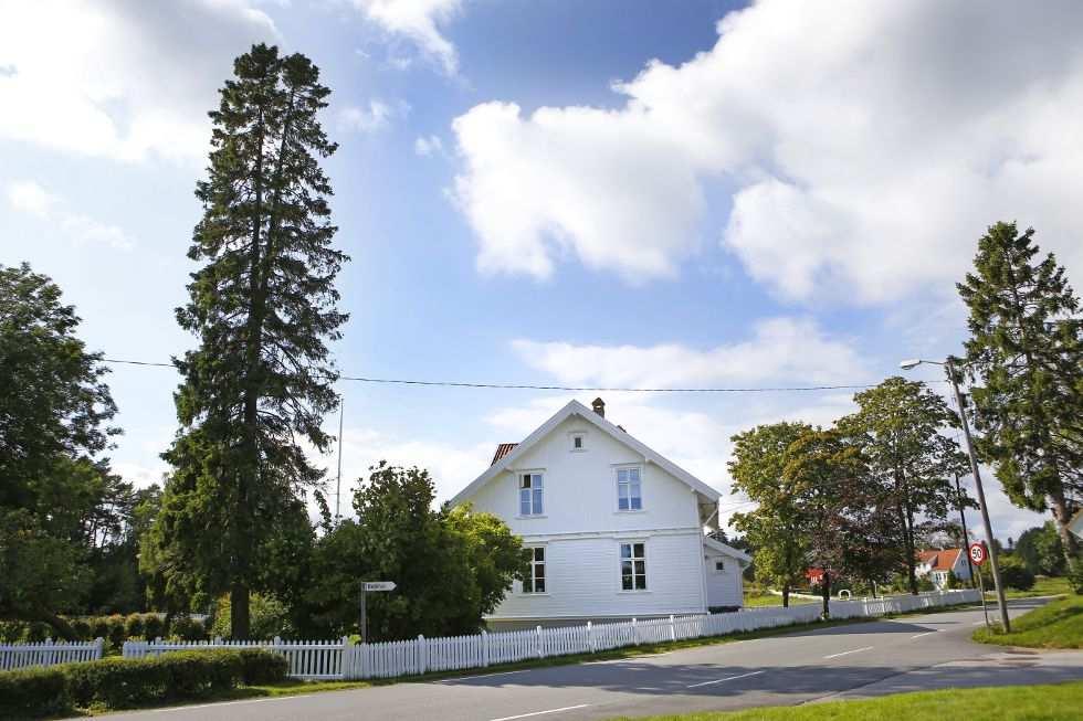 til prest i Høvåg i 1882, flyttet familien inn i den gamle presteboligen, som var så dårlig at han bad departementet bygge en ny.