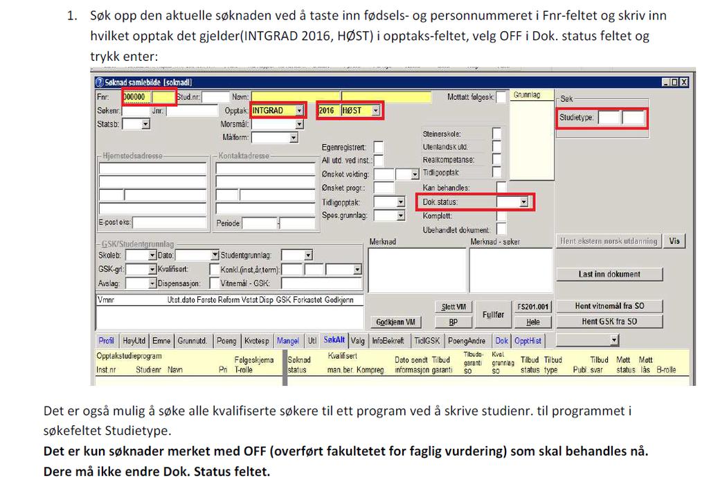 Søknad samlebilde finn