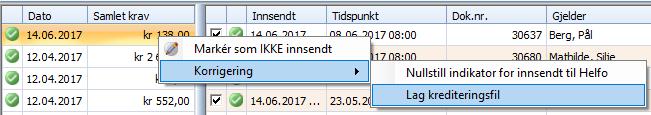 Innstillingen «Ikke ta med ubetalte konsultasjoner» (EXT40963) Vi har gjort noen små feilforbedringer i denne funksjonen.