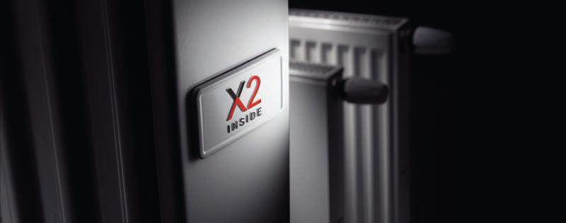 2 ariantvvs.no Radiatorer Therm X2 Inntil energibesparelse gjør raditoren mer effektiv enn andre radiatorer!