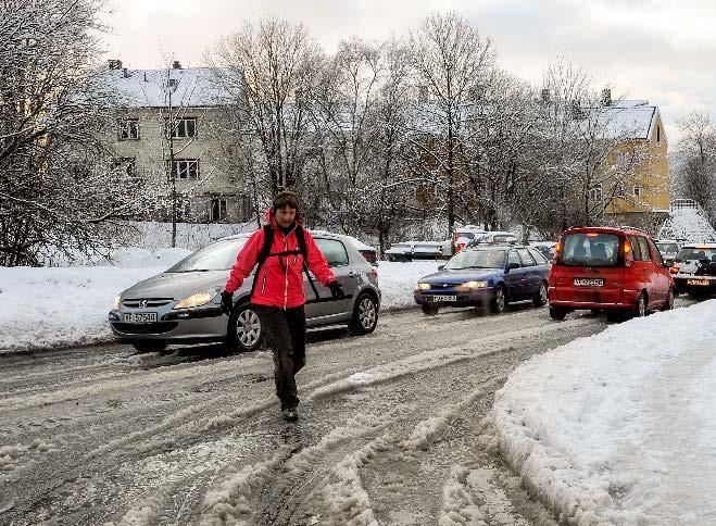 Bedre drift og vedlikehold for å få flere til å gå og sykle Foreløpige hypoteser (2) Vintervær-ukene kan være