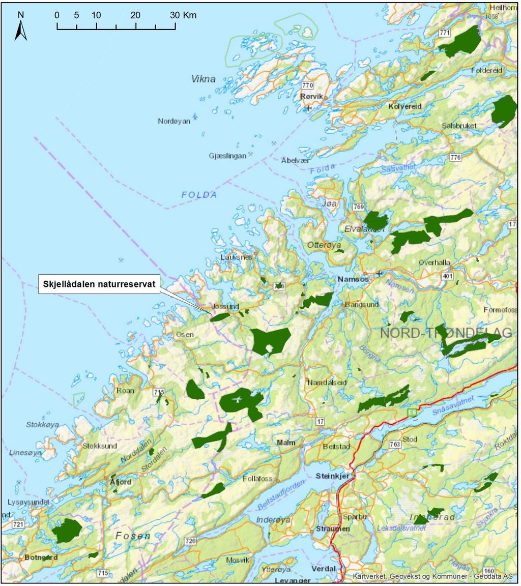 2) Området er et større, urørt, kystnært barskogområde som er typisk for regionen Ved vern av områder legges det ofte stor vekt på urørthet.