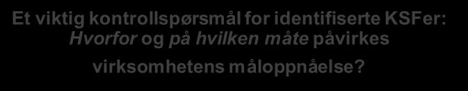 Hvordan identifiserer vi kritiske suksessfaktorer (og risikoer)? Involver viktige informanter Hvem er de viktigste informantene?