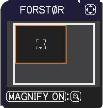 INPUT ASPECT MAGNIFY ON ESC OFF PAGE UP DOWN OSD MSG MYBUTTON PbyP FOCUS INTERACTIVE ENTER AUTO ZOOM FREEZE VOLUME GEOMETRY PICTURE MUTE NETWORK BLANK MENU RESET Betjening Bruke