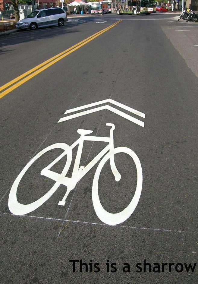 «Sharrows» Hvordan? www.bikecleveland.