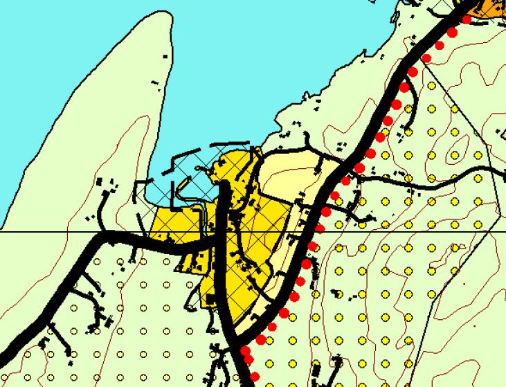 2 Intensjon / bakgrunn Ved revidering av kommuneplanens arealdel i 2007 ble det gjennomført en vurdering av lokalisering for ny boligbebyggelse på Kjerknesvågen.