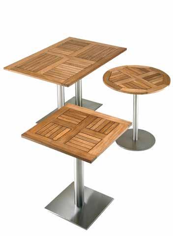 BORDPLATER I TEAK 24MM Flat egde