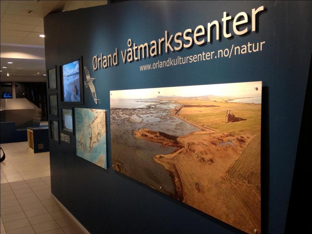 Ørland Våtmarkssenter består av en permanent utstilling og opplevelsessenter