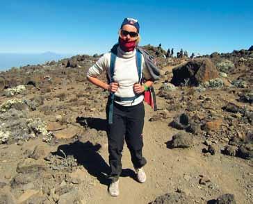 Det er krevende å gå til toppen av Kilimanjaro. Linn Dahl gjorde det med parkinson. Alt gikk bra til ca. 4000 m. Da ble det vondt å puste. Da fikk jeg vondt i lungene.