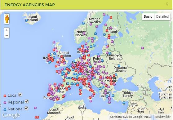 Energikontorene i Europa Regionale og lokale