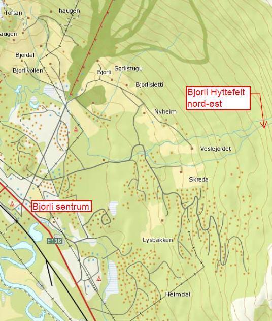 Reguleringsplan - Planbeskrivelse OMREGULERING BJORLIA HYTTEFELT NORD-ØST i Lesja kommune Planid:5120111 26.05.