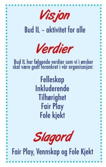 2. Bud IL og verdiarbeid 2.1 Verdier Norges Fotballforbund Barne- og ungdomsfotballen bygger på tre pilarer som sammen danner verdigrunnlaget for fotballen, på og utenfor banen.