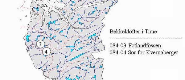 SAMMENDRAG Bratli, H., P. G. Ihlen & G. Rønning. 2009. Bekkekløftprosjektet naturfaglige registreringer i Rogaland 2008: Time kommune.