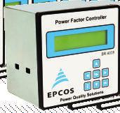 BR 4000 BR 5000 BR 6000 Power Factor Controllers are used for automatic reactive power compensation / power factor improvement through switched capacitor banks.