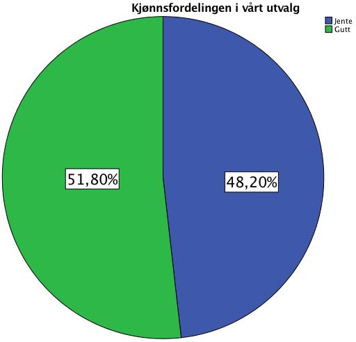 Enkelte spørreundersøkelser mangler en eller flere besvarelser, men vi har valgt og ikke ekskludere noen fra våre analyser.